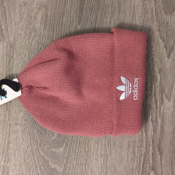 adidas Accessories - Adidas originals trefoil beanie trace maroon purple